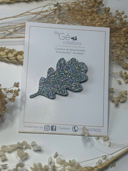 Broche Feuille de Chêne*