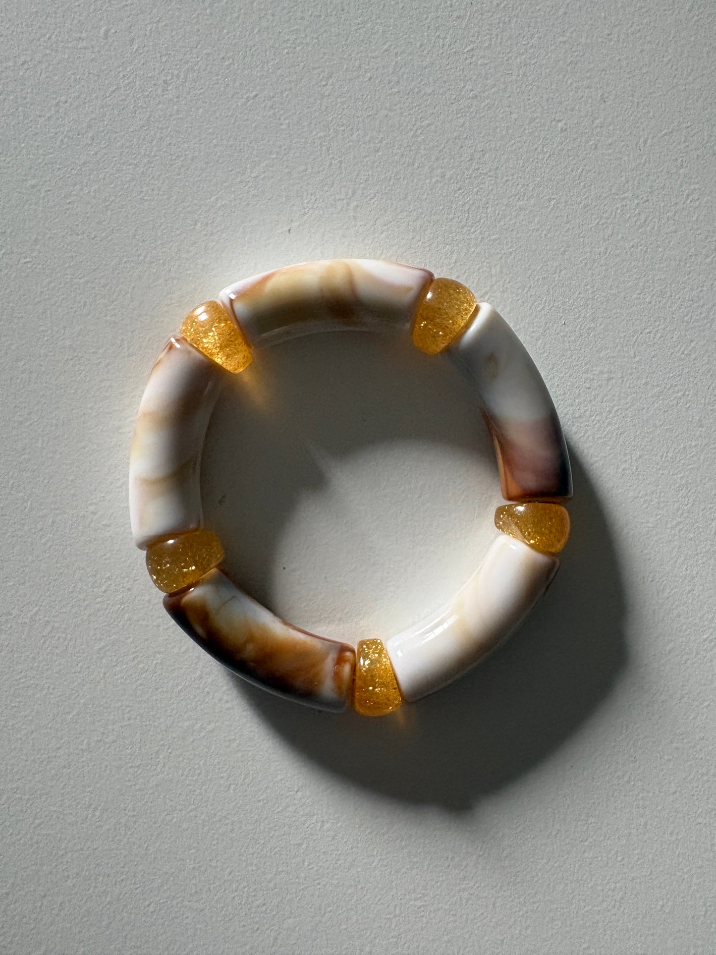 Bracelet "Charlotte": Les Beiges