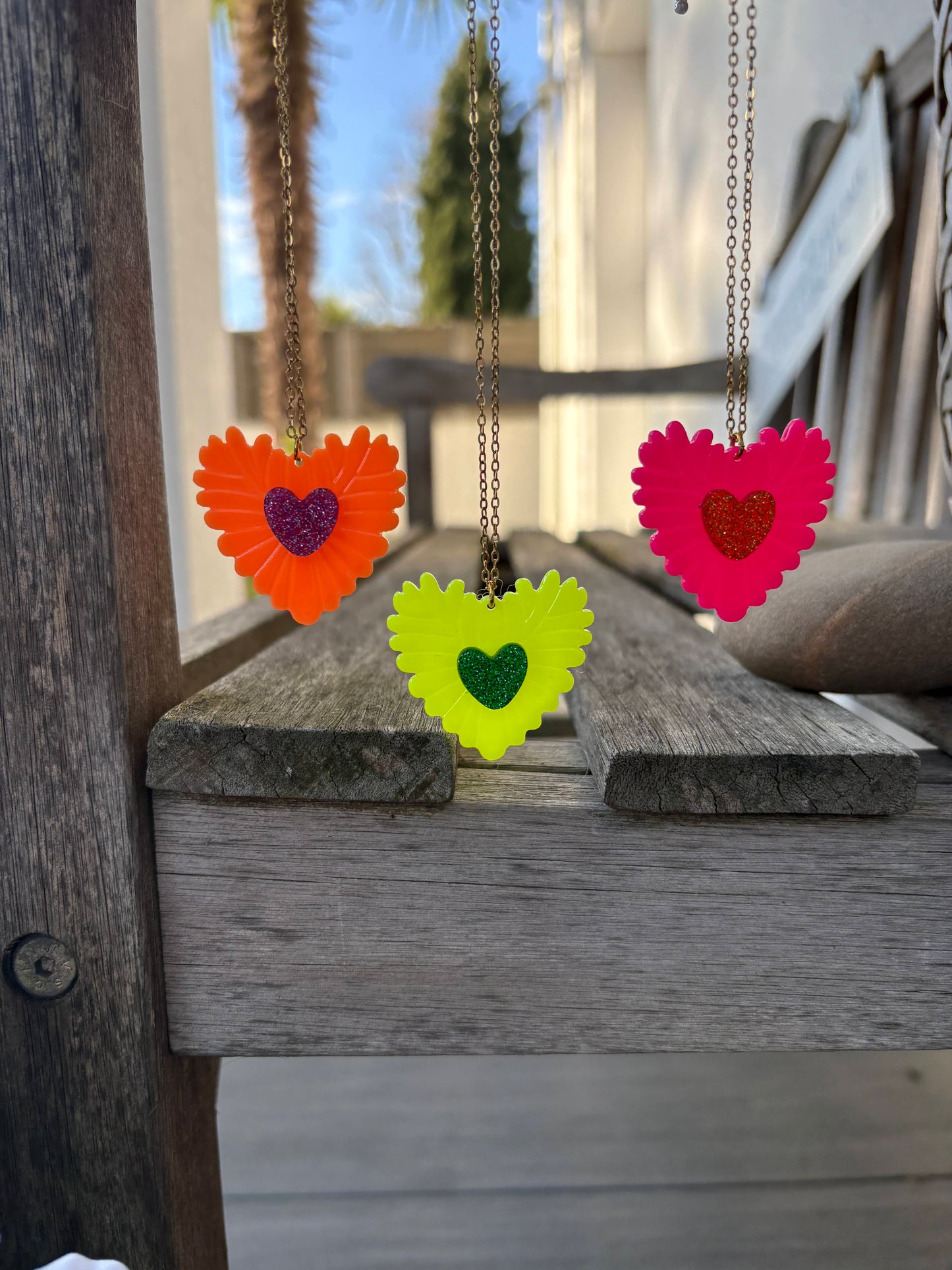 Collier "Ex Voto " fluo