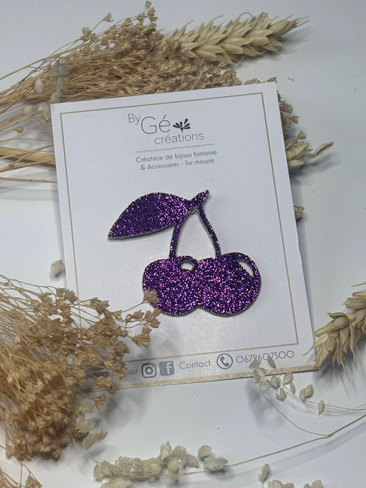 Broche Cerise*