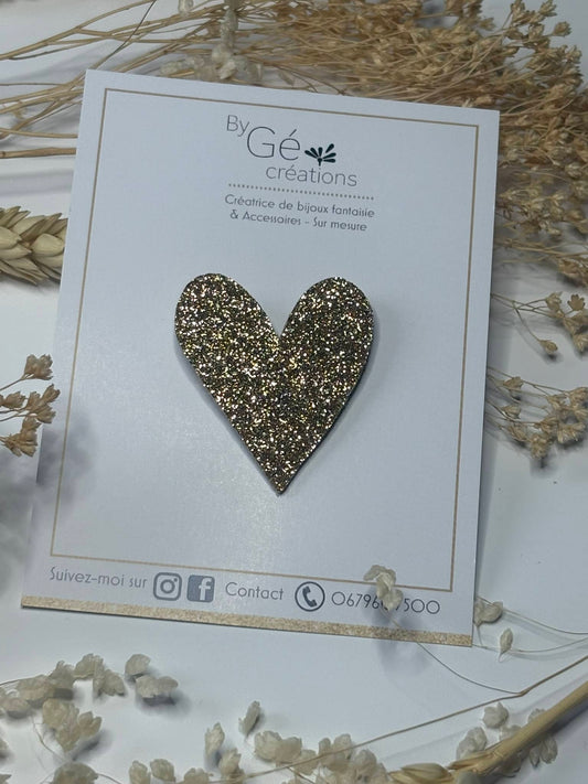 Broche Coeur*