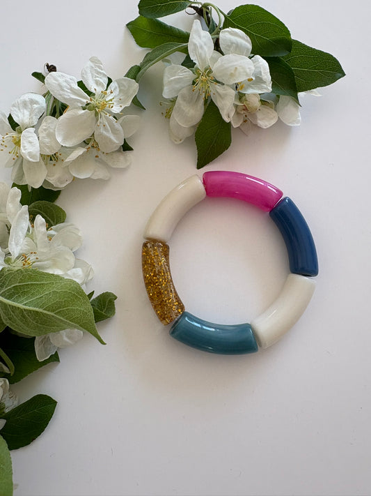 Bracelet Modèles "Charlotte" : Decouvrez Les Roses / Orangés