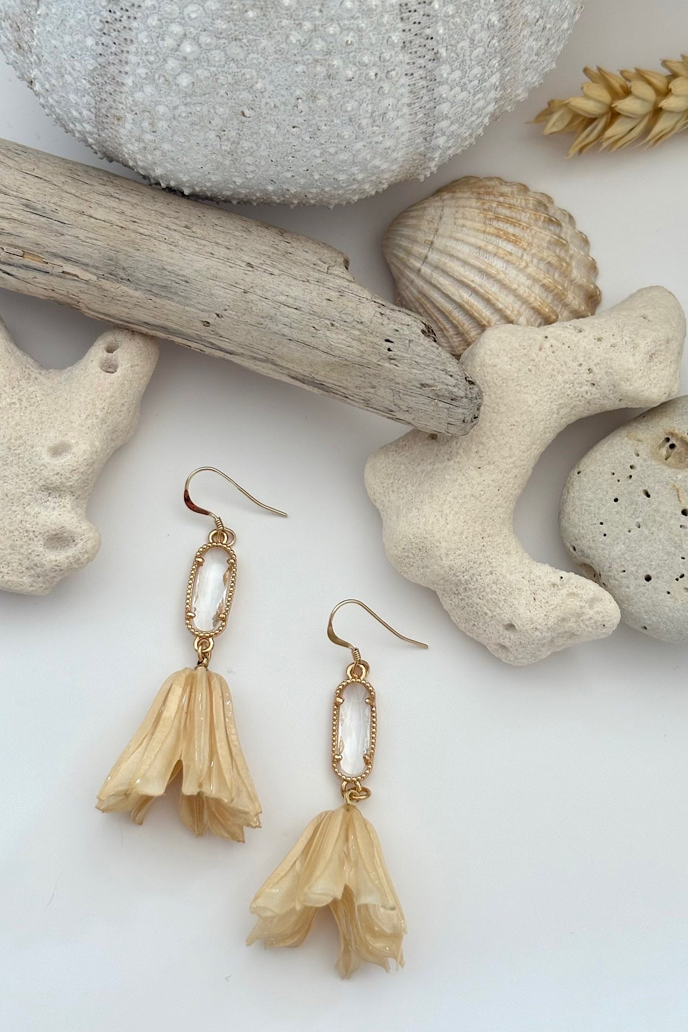 Boucles "Fleur des sables"