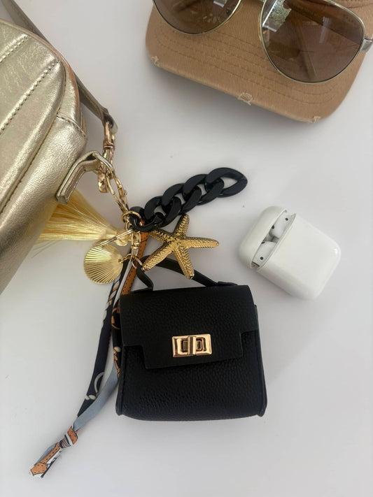 Porte Clé "Sac Noir Airpods"*