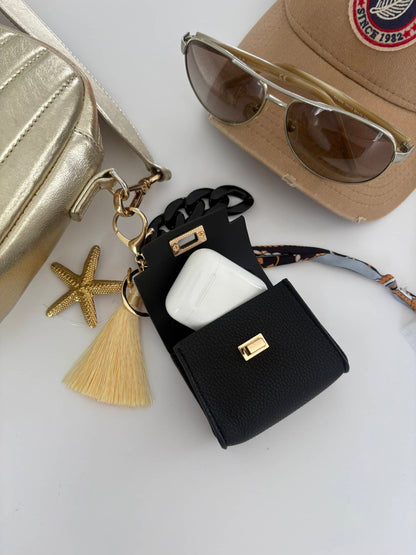 Porte Clé "Sac Noir Airpods"*
