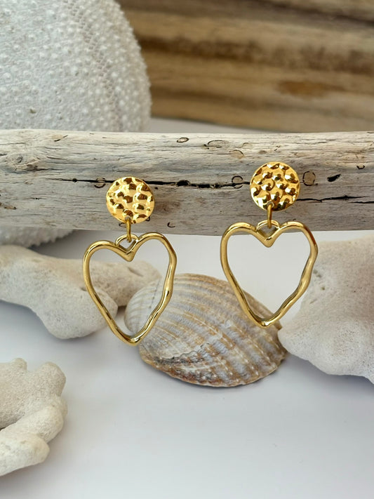 Boucles "Coeur imparfait "