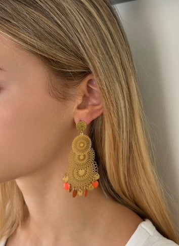 Boucle "Séville" orange