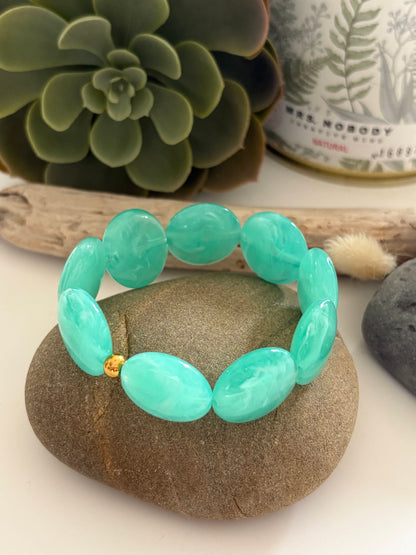 Bracelet "Josephine" aqua