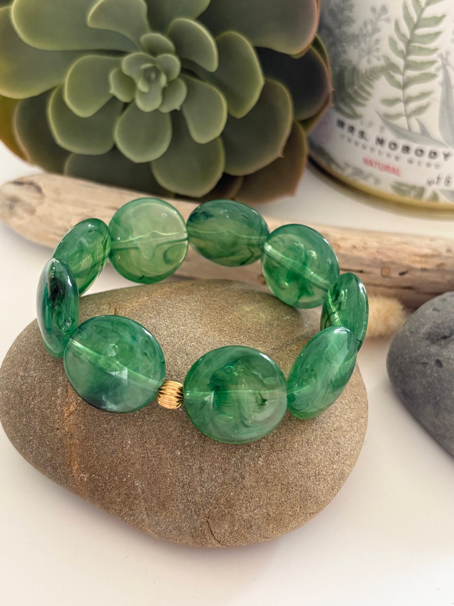 Bracelet "Josephine" vert
