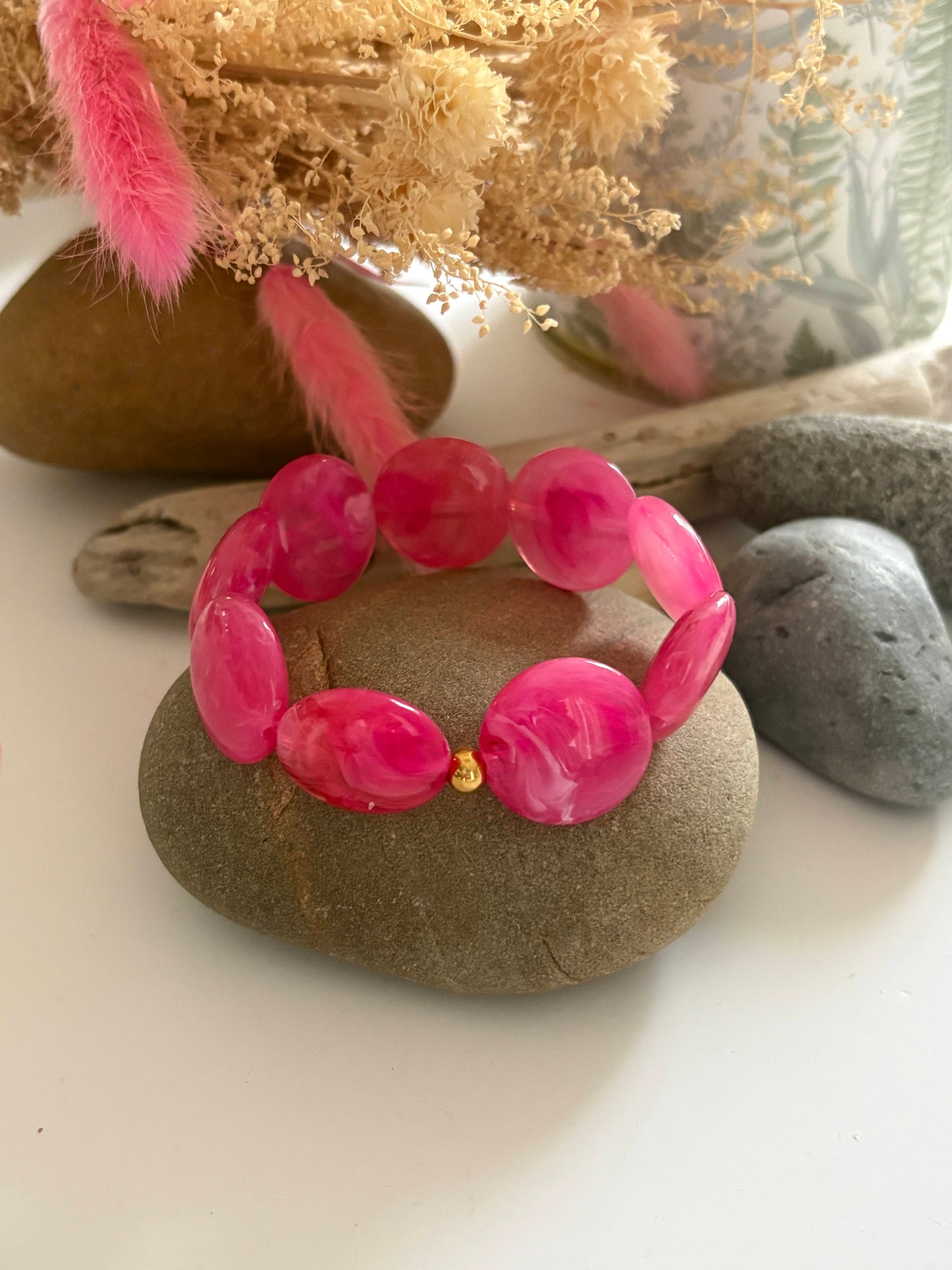 Bracelet "Josephine" fushia