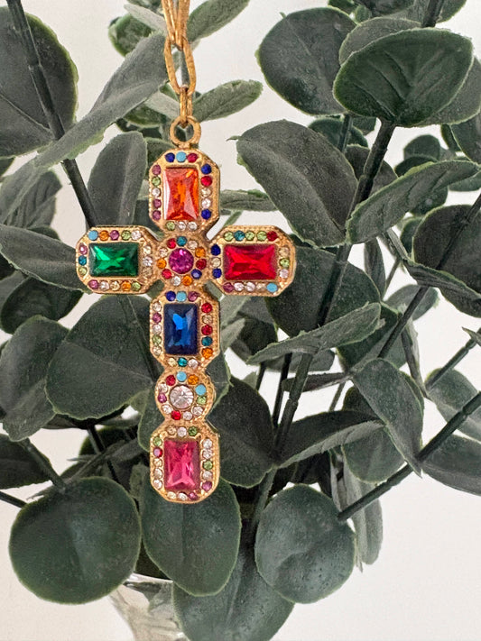 Collier "Cruz" multicolor